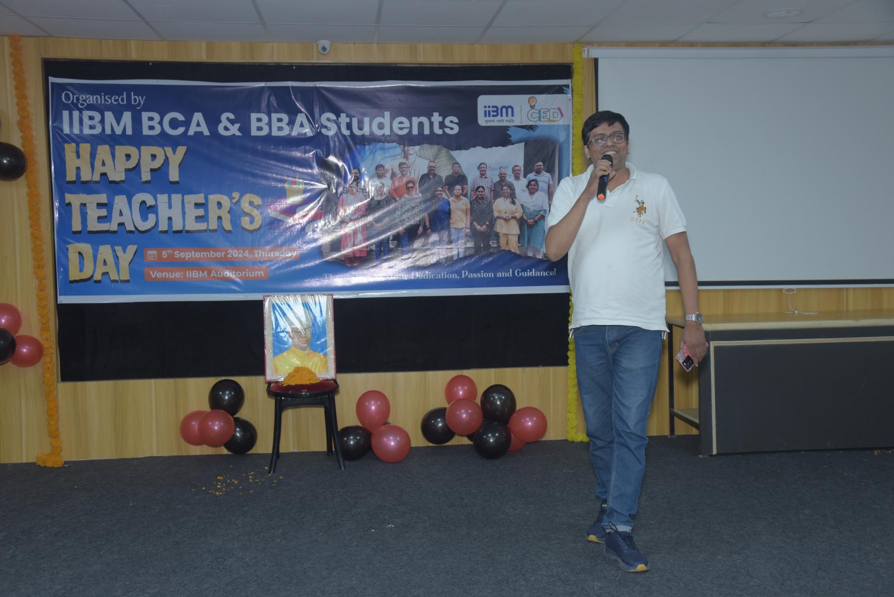 Teacher’s Day Celebration at IIBM – Honouring Educators with Joy and Gratitude